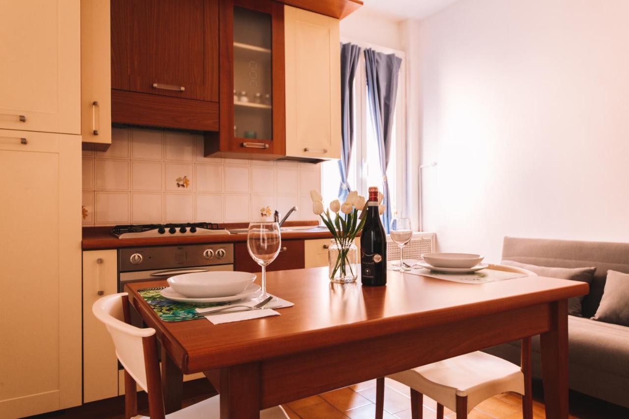 San Siro-Duomo Wi-Fi & Netflix Appartement Milaan Buitenkant foto
