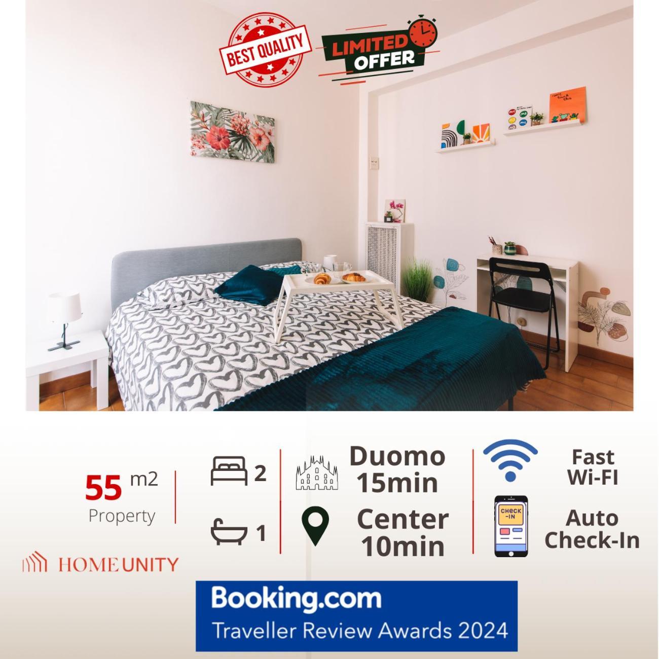 San Siro-Duomo Wi-Fi & Netflix Appartement Milaan Buitenkant foto